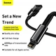 Кабель Baseus Tungsten Gold Fast Charging Data Cable USB to iP 2.4A 1m CALWJ-01 Black - зображення 4