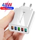 Сетевое Зарядное Устройство (блок питания)QC 3.0 на 5-USB порта + кабель USB 6A для зарядки белый (ML082-1) - изображение 3
