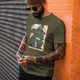 Футболка чоловіча Володимир Зеленський (Volodymyr Zelenskyy) Хакі (Army green) (9223-3684-11) S - зображення 2