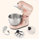 Кухонний комбайн (тістоміс) Klarstein Bella Elegance Rose 2000w 5l - изображение 5