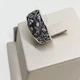 Кольцо серебряное с фианитами "Веточка" 4,91 г - изображение 2