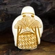 Статуэтка Нэцкэ Фукурокудзю Netsuke Гипс 4,6x3,3x2,4 см Бежевый (00679) - изображение 4