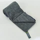 Полотенце из микрофибры для спорта и путешествий TRAVEL TOWEL T-SQT 60 см x 120 см серое - изображение 3