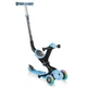 Детский самокат 5в1 Globber GO-UP Deluxe Lights Print Pastel Blue (rm7130) - изображение 1