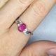 Кольцо серебряное с рубином 17 2,25 г - изображение 5