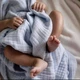Плед муслиновый 110х110 см Mommy Bag Голубой - изображение 5