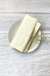 Лляні серветки TouchableLinen 1 шт Молочний 25х25 см - зображення 2