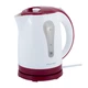 Чайник электрический Kamille KM-1715R из пластика 1,8 л 2200 Вт Бело-красный (127-84-1715R) - изображение 1