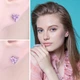 Серебряные женские серьги 925 пробы с кристаллами аметиста "La Magic amethyst" - изображение 2