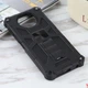Чехол Shockproof Shield для Xiaomi Poco X3 / X3 Pro бампер противоударный с подставкой Black - изображение 5