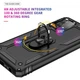 Чехол Shield для Samsung Galaxy A52 / A525 бампер противоударный с подставкой Black - изображение 4