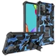 Чехол Military Shield для Samsung Galaxy A52 / A525 бампер противоударный с подставкой Blue - изображение 1