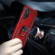 Чехол Shield для Samsung Galaxy M52 / M526 бампер противоударный с подставкой Red - изображение 2