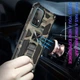 Чехол Military Shield для Samsung Galaxy A52 / A525 бампер противоударный с подставкой Khaki - изображение 3