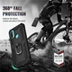 Чехол Shield для Motorola Moto E20 / E40 противоударный Бампер с подставкой Black - изображение 7