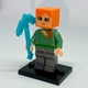 Фигурка iBlock Алекс с киркой Майнкрафт Alex Minecraft 4.5 см - изображение 1
