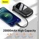Оригинальный павербанк Baseus Qpow Pro на 20 Ват 10000 mAh с встроенным зарядным кабелем LED-дисплеем - изображение 9