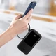 Оригинальный павербанк Baseus Qpow Pro на 20 Ват 10000 mAh с встроенным зарядным кабелем LED-дисплеем - изображение 11