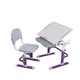 Парта со стулом Cubby Lupin VG (purple, grey) - изображение 1