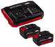 Аккумулятор для инструмента Einhell PXC-Twincharger Kit 18 В Li-Ion 4 Ач 2 шт + Зарядное устройство для инструмента (4512112) - изображение 1