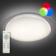 Люстра светодиодная потолочная LUMINARIA SATURN 60W RGB R540 SHINY 220V IP20, LED светильник с пультом ДУ - изображение 1