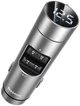 FM-трансмітер Baseus Energy Column 2в1 MP3 Car Charger Bluetooth 5.0 2USB (3.1 A) 15W Сріблястий - зображення 1
