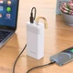 Повербанк 30000mAh BOROFONE BJ18A з ліхтарем та дисплеєм |2USB/Type-C, 2A| Чорний - зображення 6