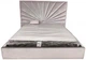 Кровать Двуспальная Sunrise Premium 180 х 200 см Simple С дополнительной металлической цельносварной рамой Мокко - изображение 2