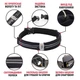 Сумка-пояс для бігу Sport2People Running Belt Black (світловідбиваюча, вологостійка) - зображення 2