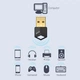 Адаптер USB Bluetooth 5.0 U&P M25 Black (SHT-M25-BK) - зображення 4