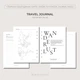 Змінний блок Travel Journal Make Sense А5 для планера на 6 кільцях - изображение 1