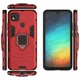 Чохол Iron Ring для Xiaomi Redmi 10A броньований бампер з підставкою Red - зображення 5