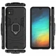 Чохол Iron Ring для Xiaomi Redmi 10A броньований бампер із підставкою Black - зображення 8