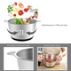 Електричний подрібнювач блискавка UKC Power Grinder 300 кухонний, стаціонарний з чашею 2л і двоярусними лезами 300Вт Silver - зображення 5