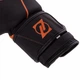 Перчатки для бокса кожаные на липучке Zelart Heroe 3149 Black-Orange 10 унций - изображение 3