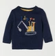 Джемпер тонкой вязки для мальчика H&M 0624674006 068 см (3-6 months) темно-синий - изображение 1
