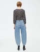 Блуза PULL & BEAR Ж1086200 (9243/383/800А) колір чорний M - изображение 5
