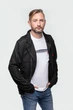 Чоловічий кардиган - У ЩО ТИ ВІРИШ - чорний, XL - изображение 3