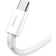 Кабель Baseus Superior Series Fast Charging Data Cable USB to Type-C 66W White 1м (CATYS-02) - изображение 2