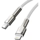 Кабель Baseus Cafule Metal Data Cable Type-C to Lightning PD 20W white 1м (CATLJK-A02) - изображение 2