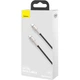 Кабель Baseus Cafule Metal Data Cable Type-C to Type-C 100W Black 1м (CATJK-C01) - изображение 4