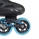 Килимок для йоги, спорту, фітнеса EasyFit TPE+TC 183х61x0.6 cм двошаровий + Чохол чорний з фіолетовим - зображення 6