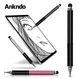 Cтилус Ankndo ёмкостный металлический двухсторонний для рисования Black-Pink - изображение 3