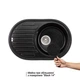 Кухонная мойка Lidz 780x500/200 BLM-14 (LIDZBLM14780500200) - изображение 3