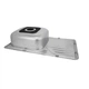 Кухонна мийка 760х420 Lidz 7642 0,8 мм Micro Decor (LIDZ764208MICDEC) нержавіюча сталь - зображення 5