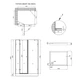 Кабина для душа Q-TAP прямоугольная c поддоном Capricorn/Tern 80x100x202см прозрачный витраж 6мм профиль хром CAPCRM1018RC6SET - изображение 2