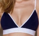 Спортивный топ с двойными бретелями Passion PS007 TOP navy blue, size L - изображение 1