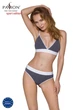 Спортивный топ с двойными бретелями Passion PS007 TOP dark grey, size L - изображение 2