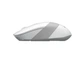 Мышь A4Tech Fstyler FG10S 2000dpi White USB Wireless бесшумная (FG10S White) - изображение 2
