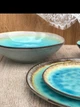 Салатник Olens "BLUE LAGUNA" 27х7 см кераміка круглий блакитний - зображення 1